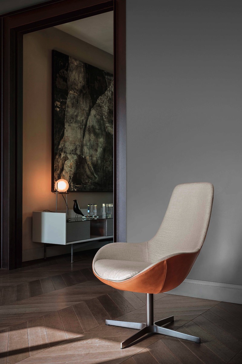 Poltrona moderna Ditre Linear 2