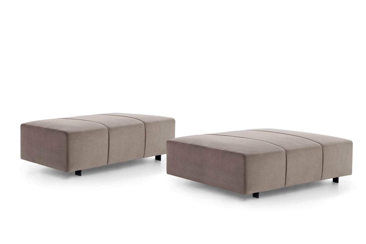 Pouf moderno Ditre Fluid 3