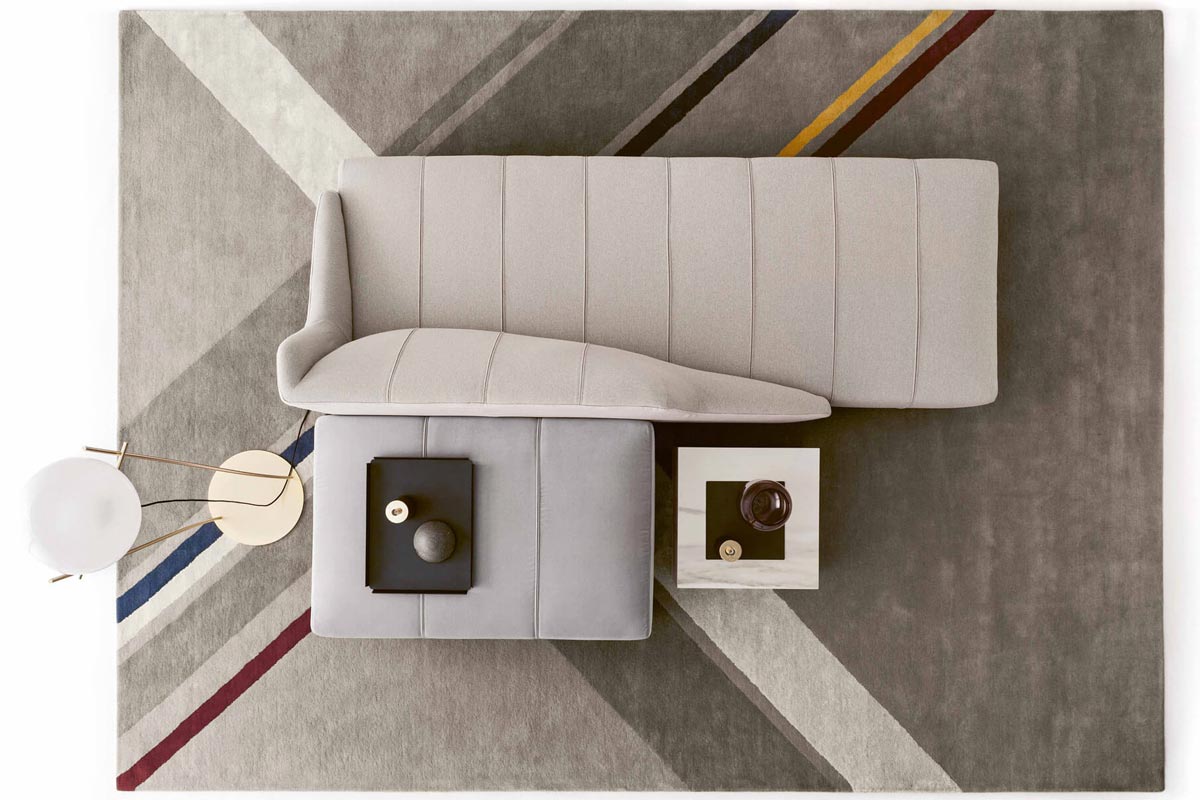 Pouf moderno Ditre Fluid 4