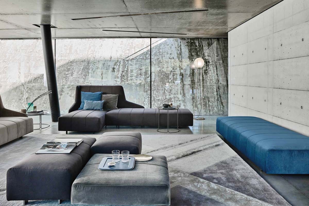 Pouf moderno Ditre Fluid 5