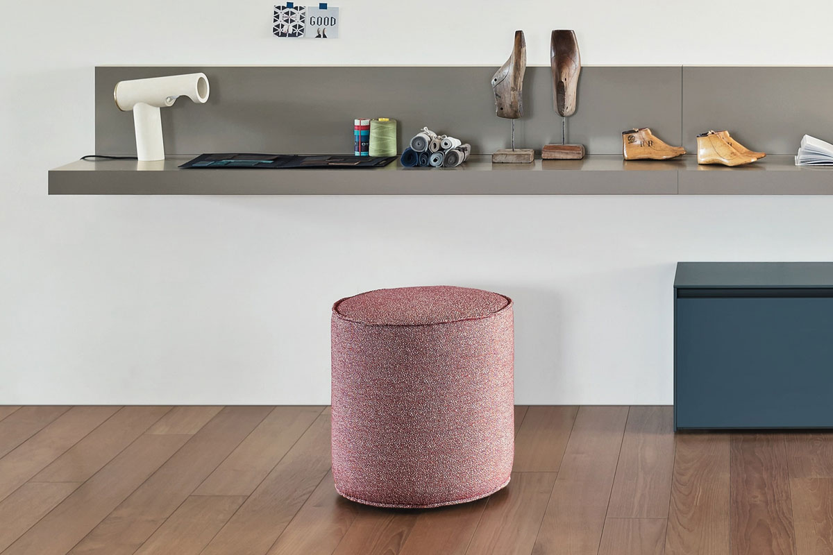 Pouf moderno&nbsp;Top Lops&nbsp;Tamburello 1