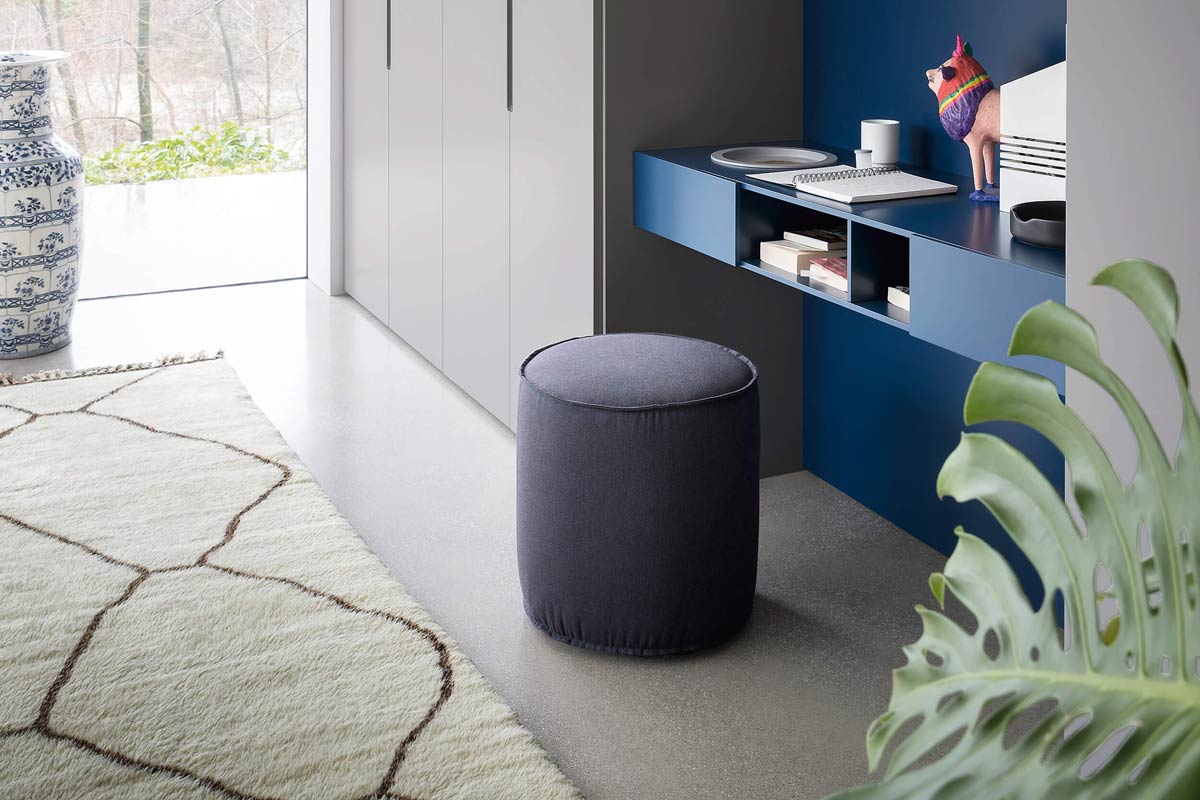 Pouf moderno&nbsp;Top Lops&nbsp;Tamburello 3