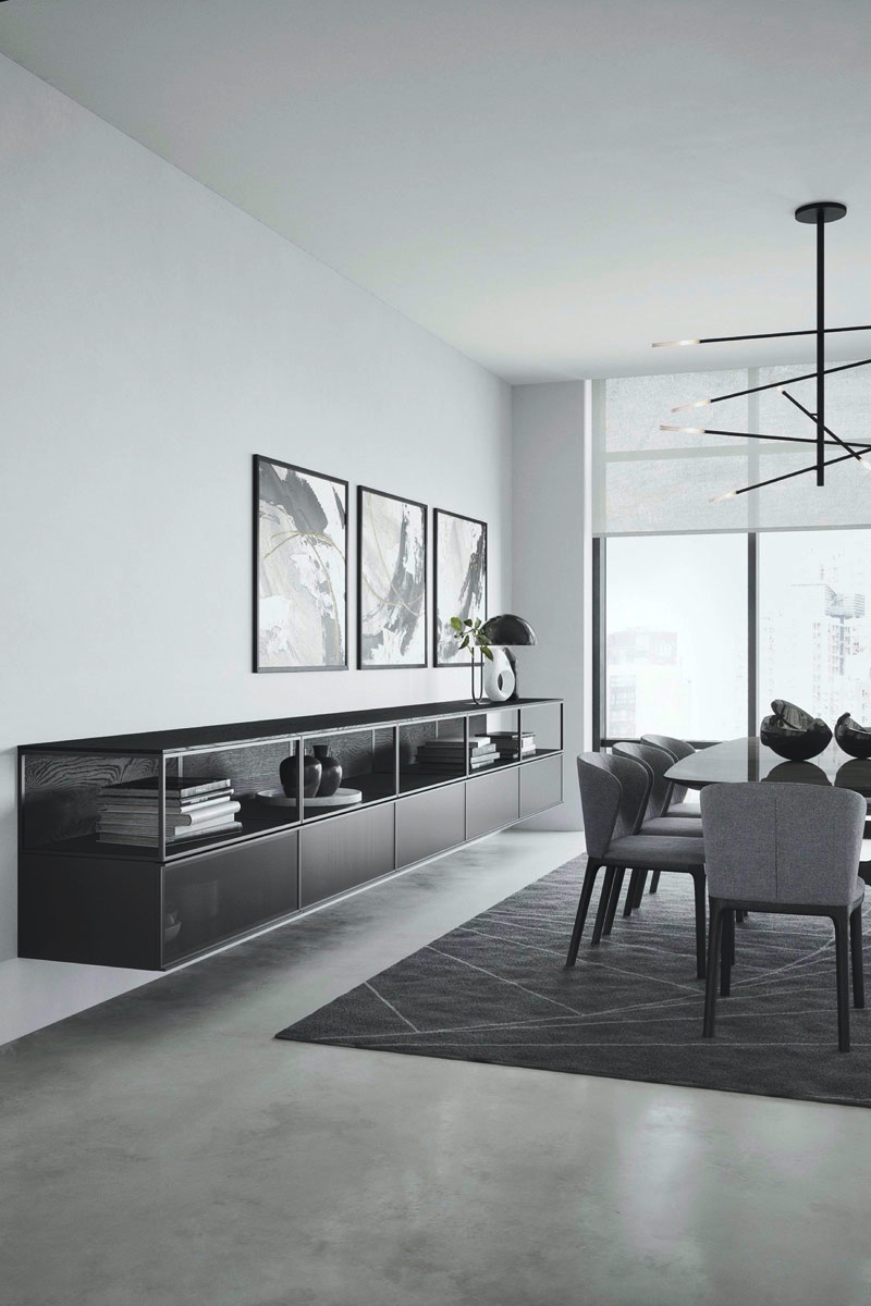 Elemento contenitore moderno Top Lops Outline 10