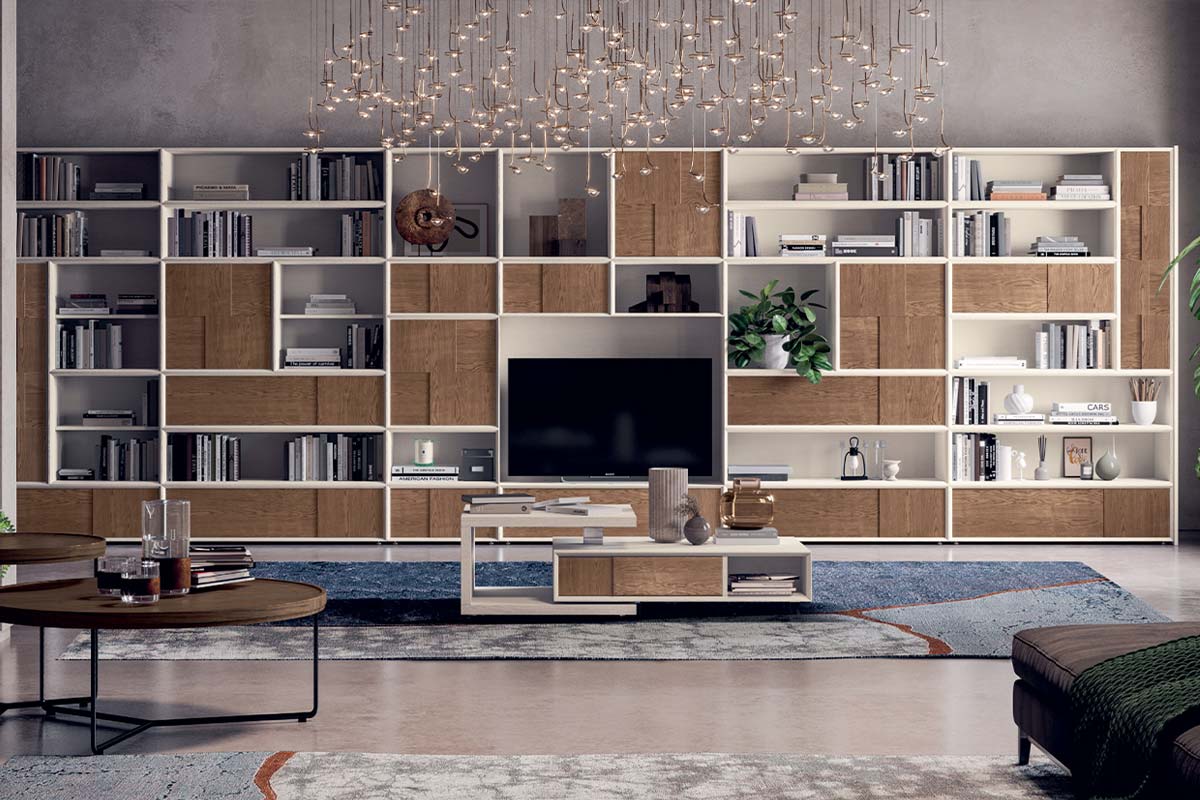 Libreria classica componibile Le Fablier Le Spezie 2 1