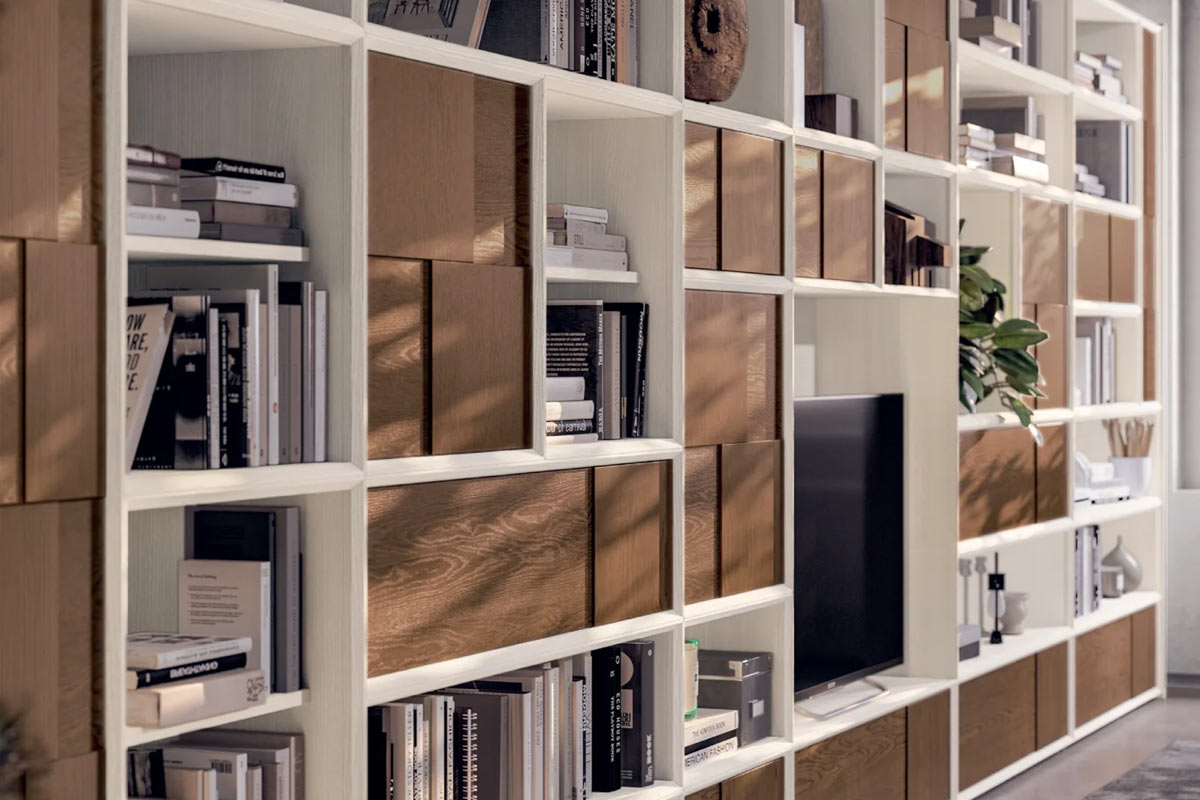 Libreria classica componibile Le Fablier Le Spezie 2 2