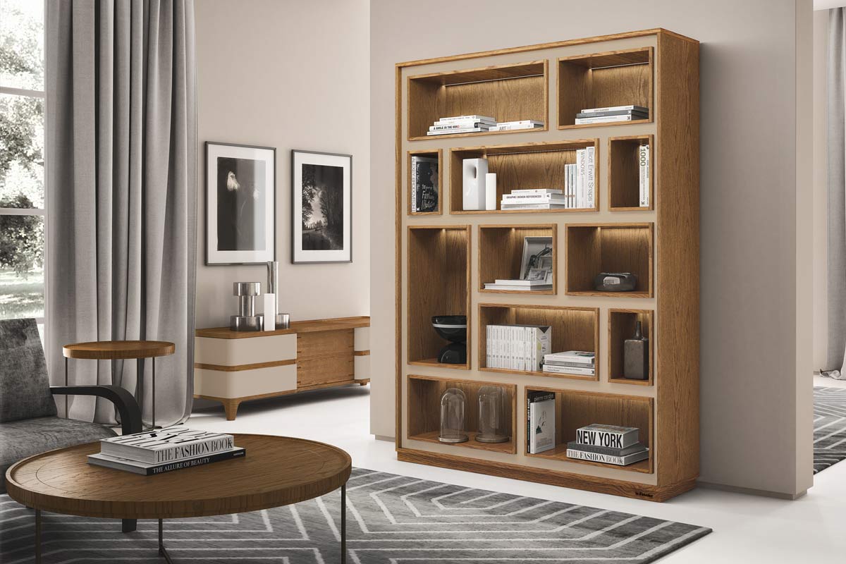 Libreria moderna Le Fablier Fior di Loto 1