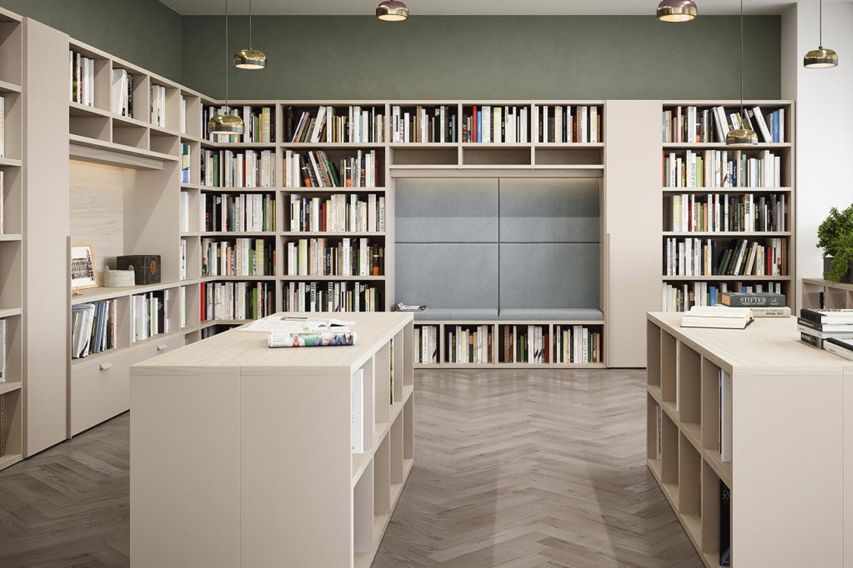 Libreria moderna componibile Easy Lops A Ponte 2