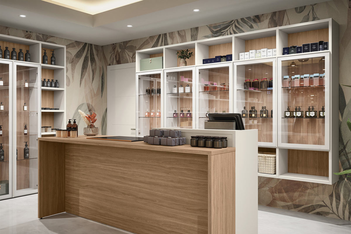 Libreria moderna componibile Easy Lops Sospesa 3