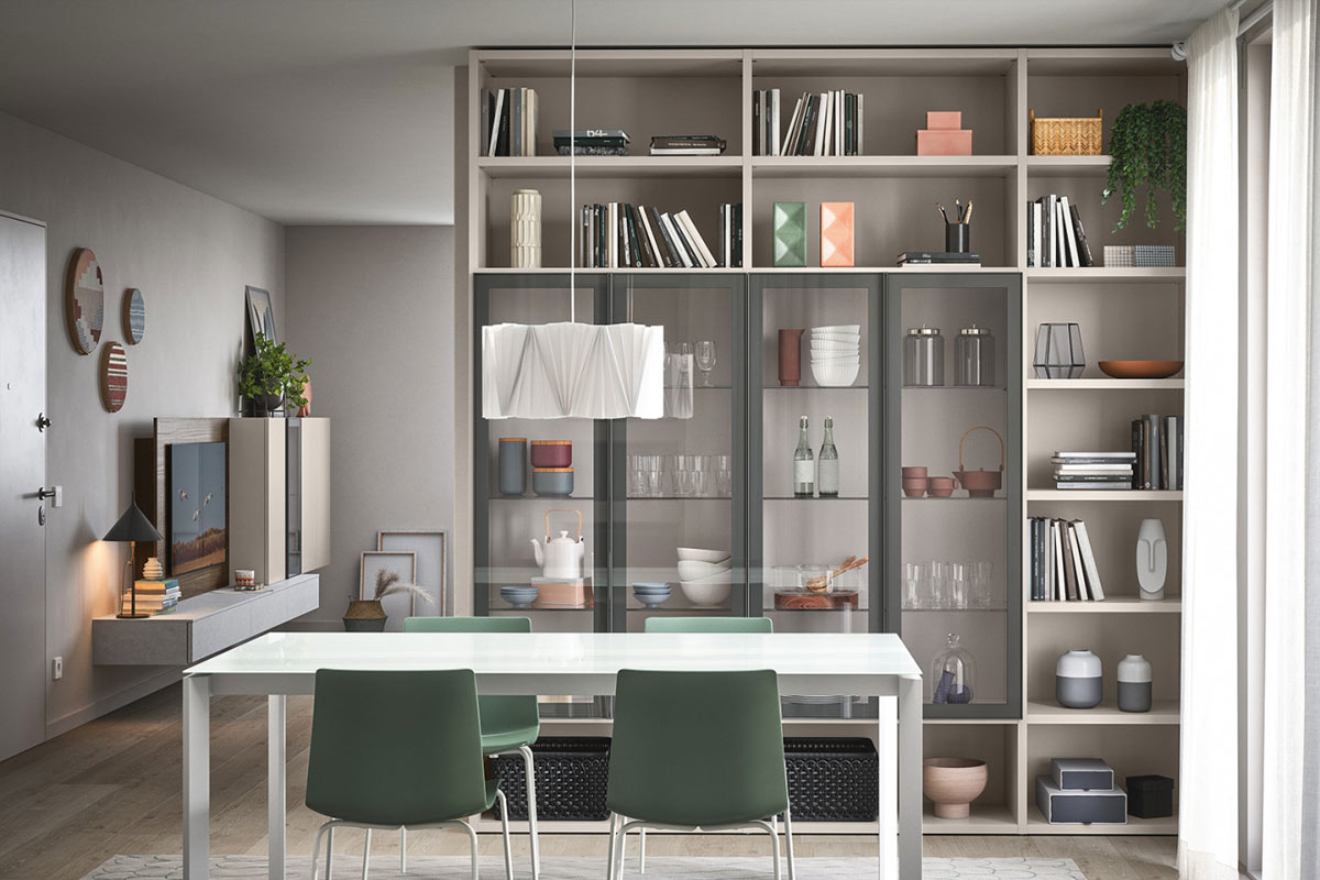 Libreria moderna componibile Easy Lops A Terra 2