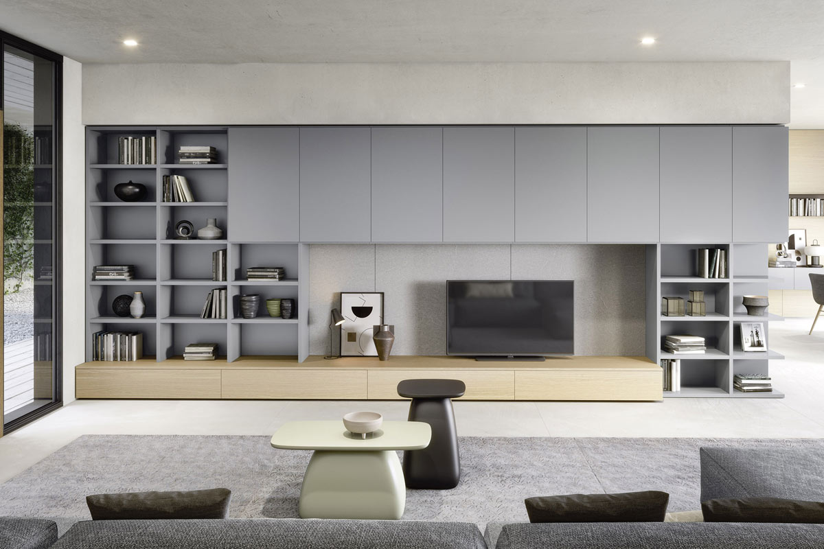 Libreria moderna componibile Top Lops Wall 30 1 2