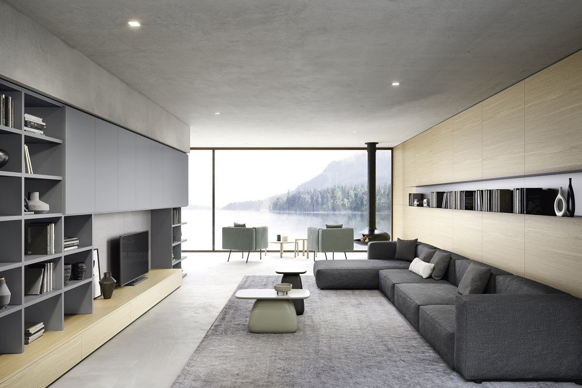 Libreria moderna componibile Top Lops Wall 30 1 4