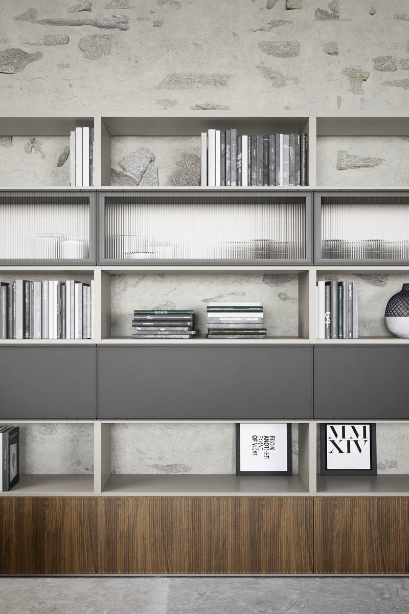 Libreria moderna componibile Top Lops Wall 30 2 3