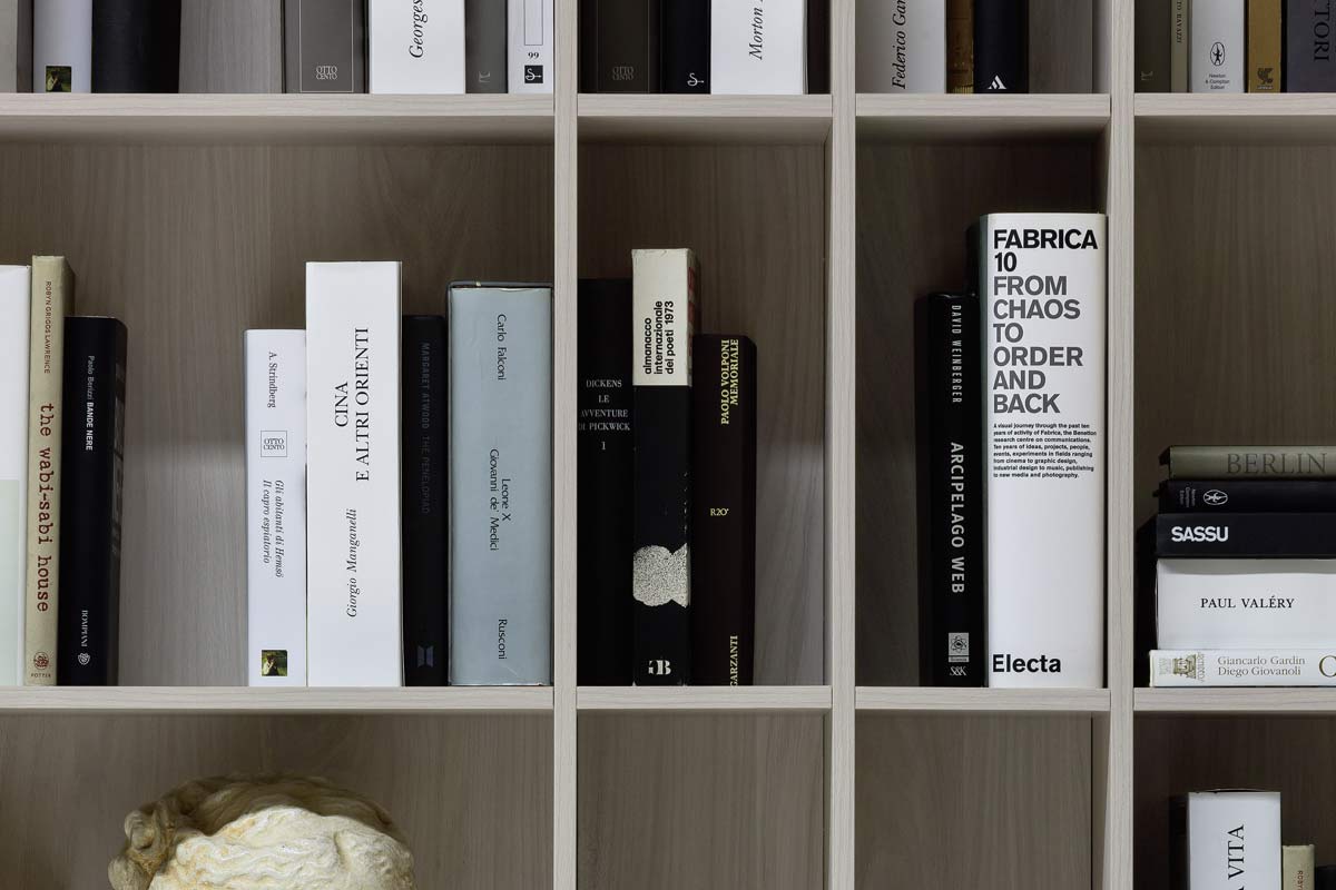 Libreria da ufficio moderna componibile Top Lops Progetto Wall 12 6
