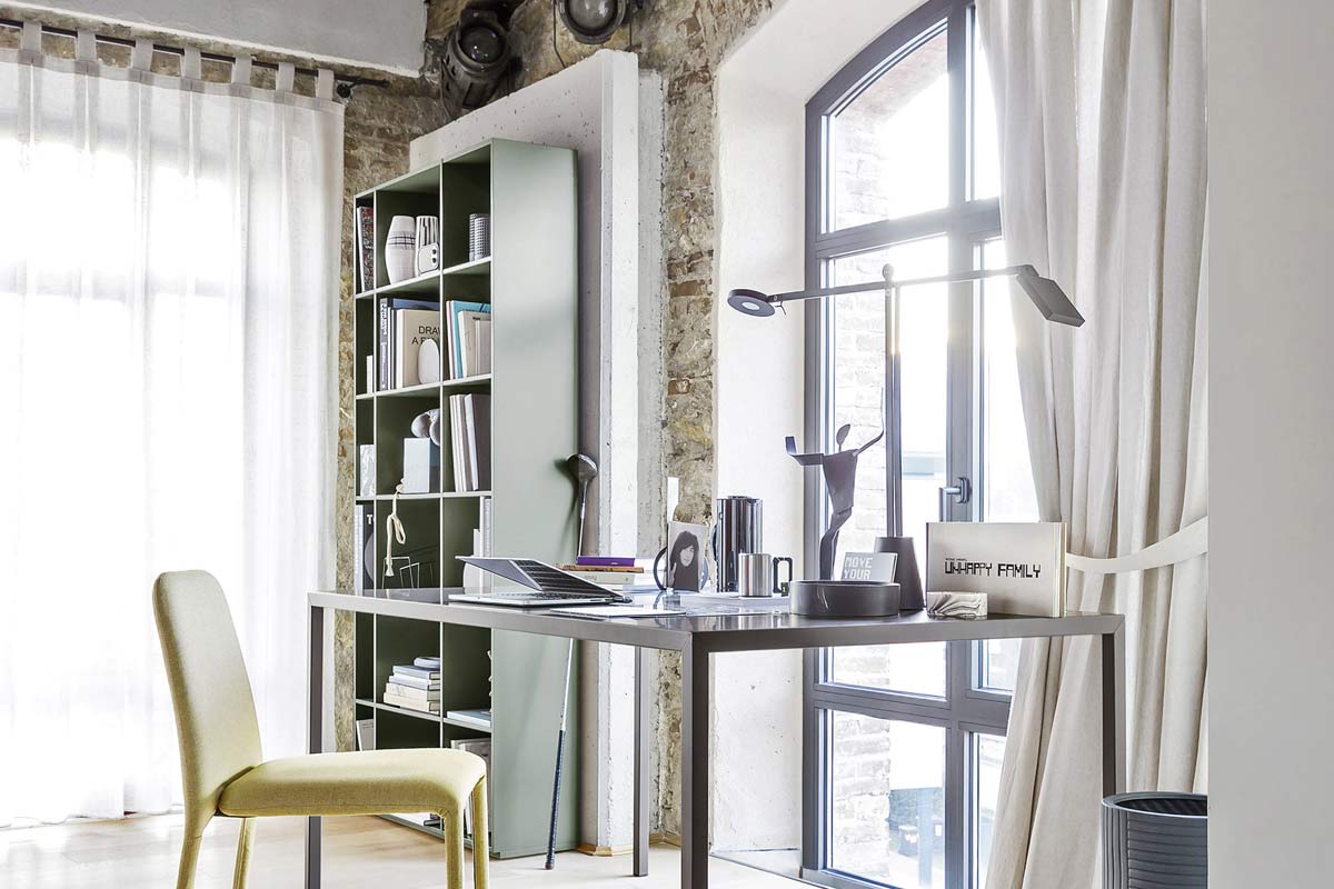 Libreria da ufficio moderna componibile Top Lops Progetto Wall 12 2