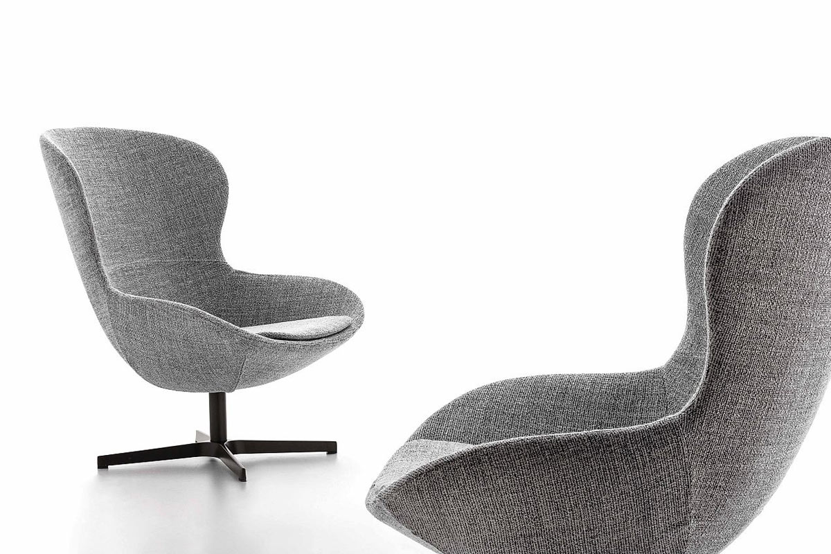 Poltrona moderna Ditre Round 4