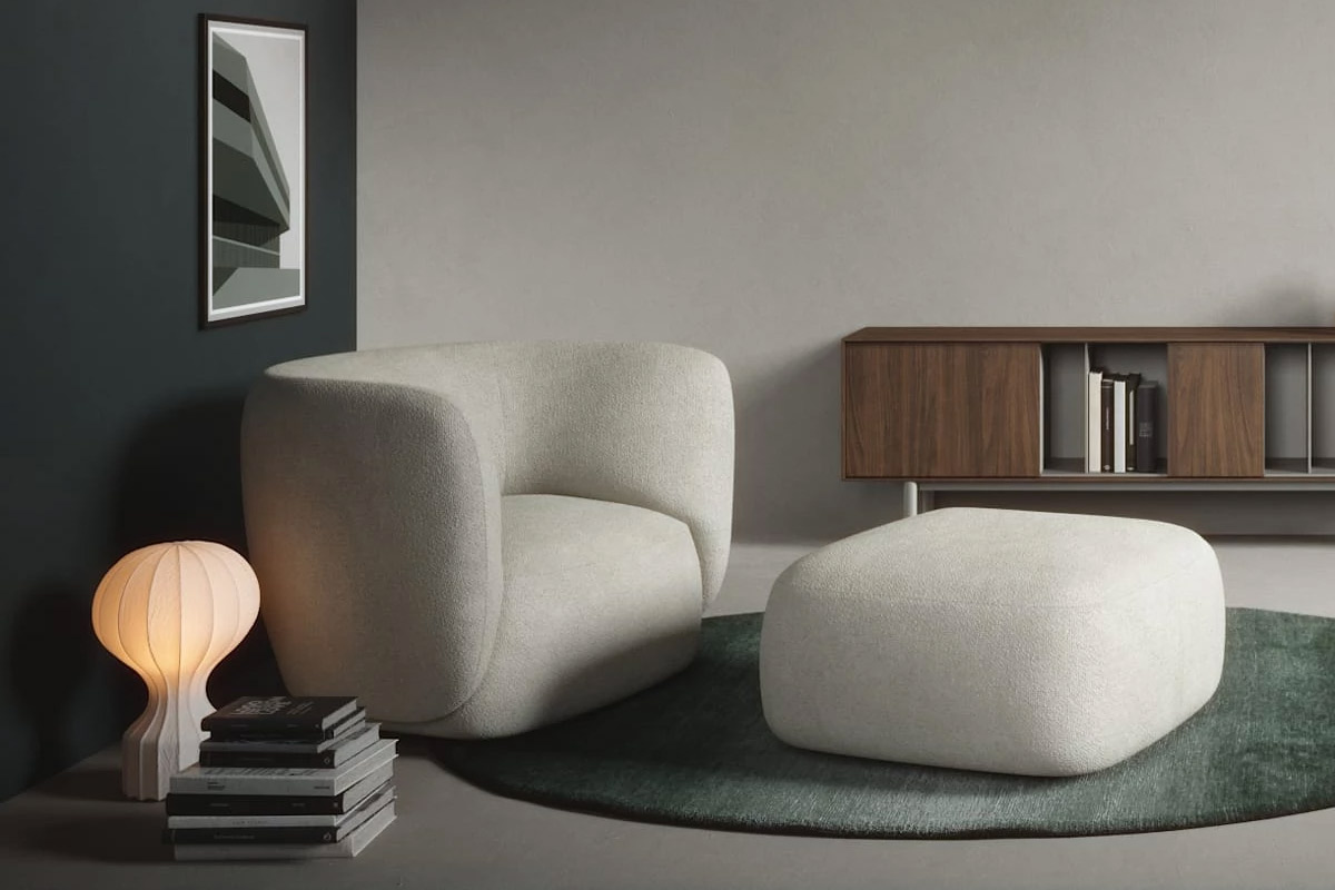 Poltrona moderna Top Lops Blossom 2