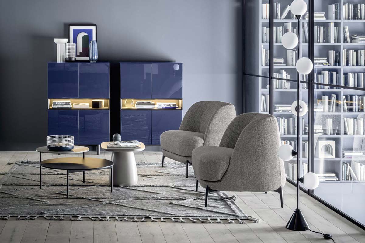 Poltrona moderna Top Lops Velvet 2