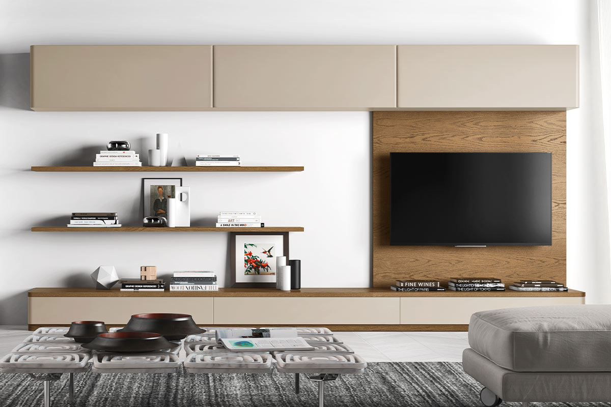 Soggiorno classico componibile Le Fablier Fiori di Loto 3 2