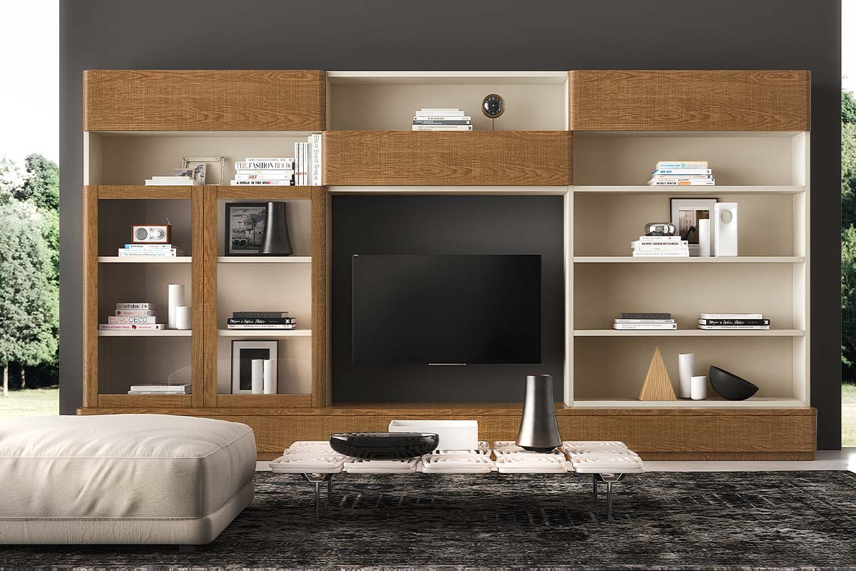 Soggiorno classico componibile Le Fablier Fiori di Loto 3 3