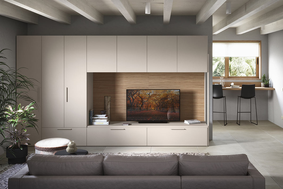 Soggiorno moderno componibile Easy Lops Home Spaces 1 3