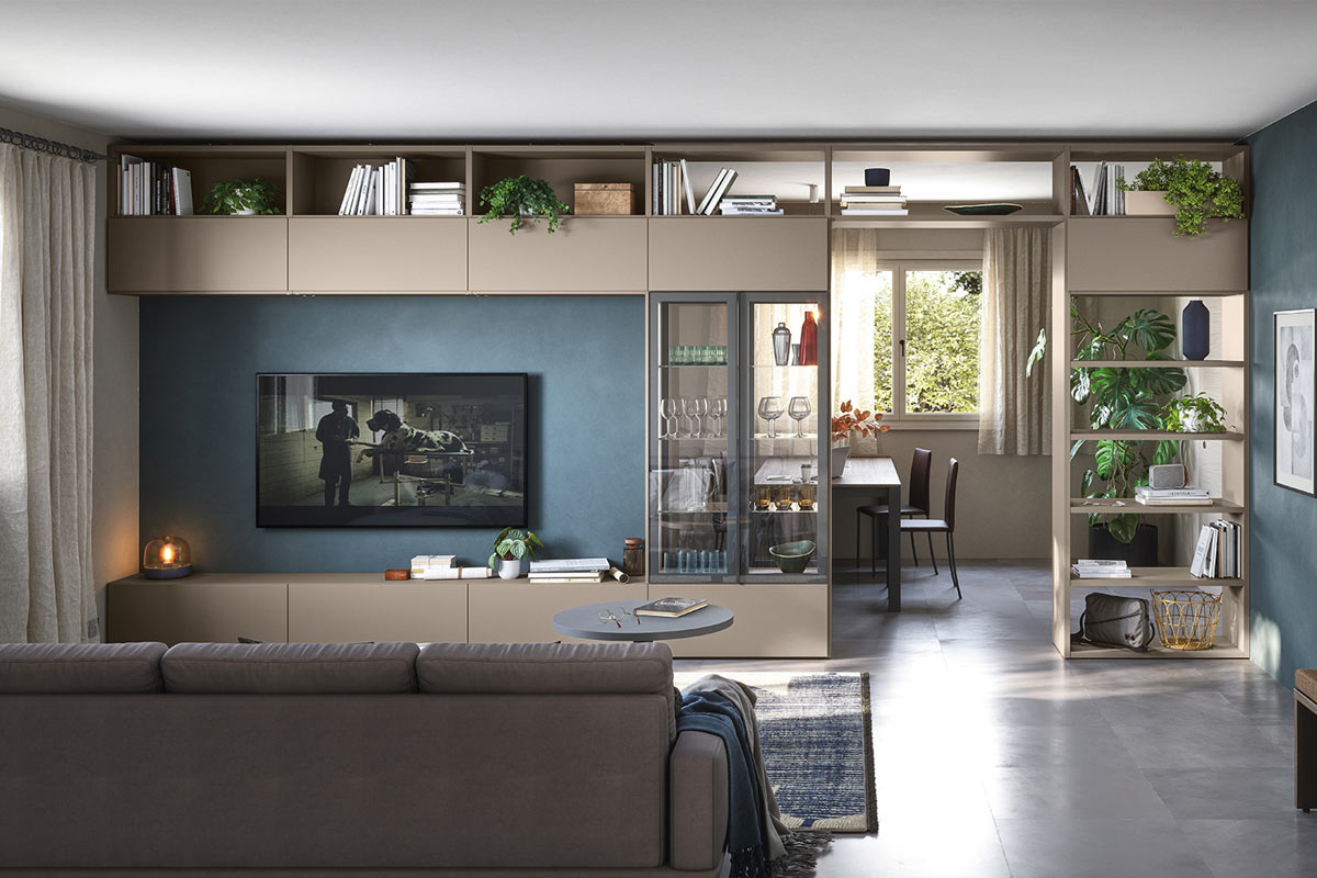 Soggiorno moderno componibile Easy Lops Home Spaces 1 4