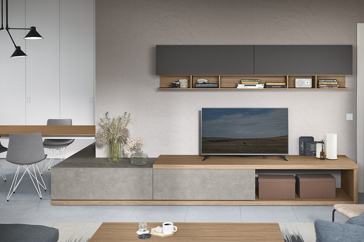 Soggiorno moderno componibile Easy Lops Home Spaces 2 1