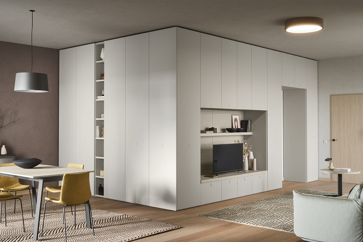 Soggiorno moderno componibile Easy Lops Home Spaces 2 2