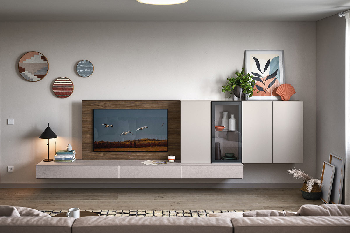 Soggiorno moderno componibile Easy Lops Home Spaces 3 2
