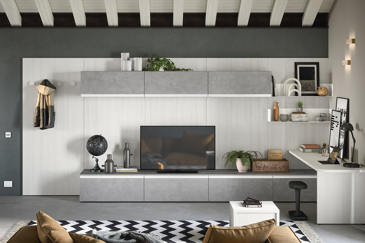 Soggiorno moderno componibile Easy Lops Home Spaces 3 3