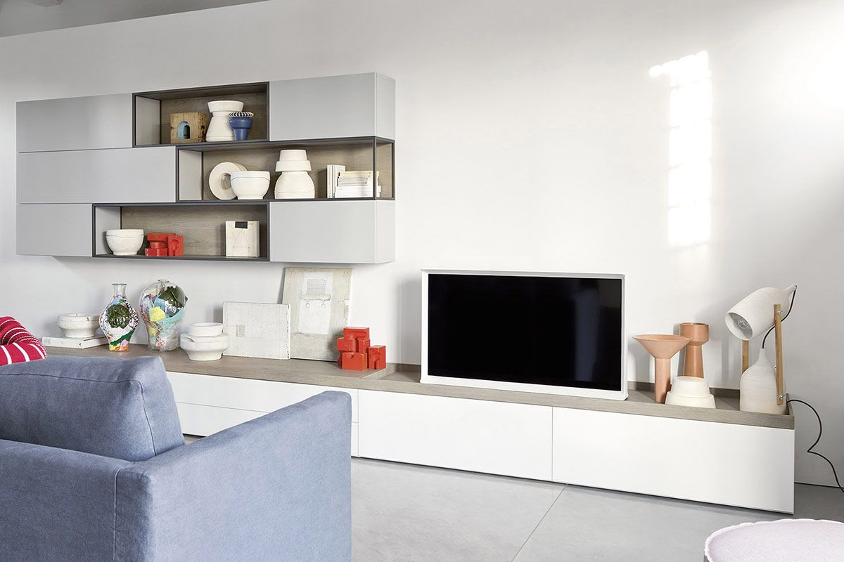 Elemento contenitore moderno Top Lops Outline 4