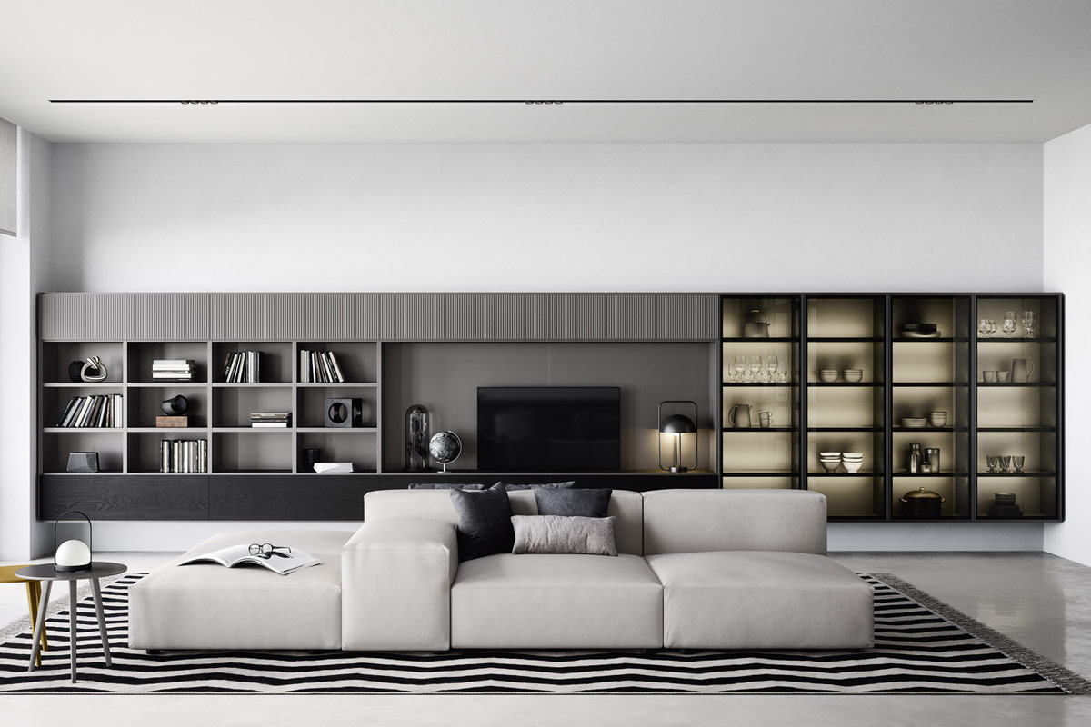 Soggiorno moderno componibile Top Lops Wall 30 1 1