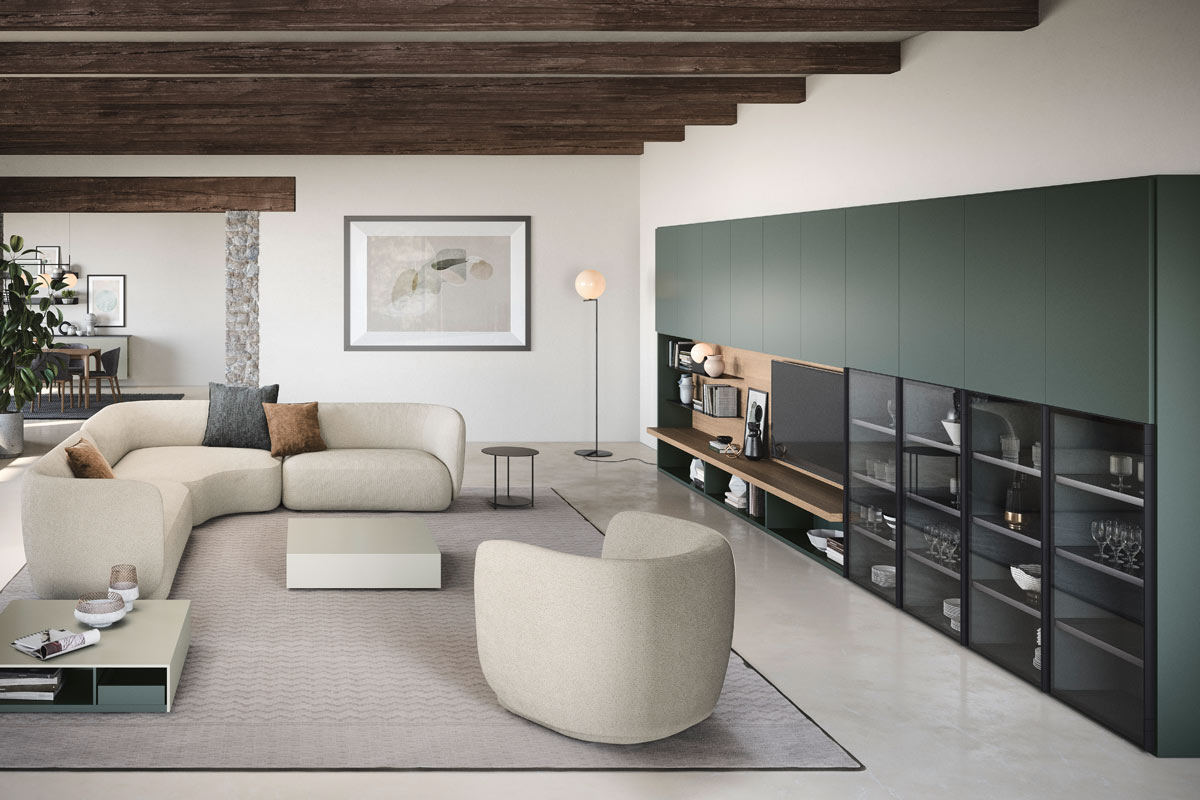 Soggiorno moderno componibile Top Lops Wall 30 2 1