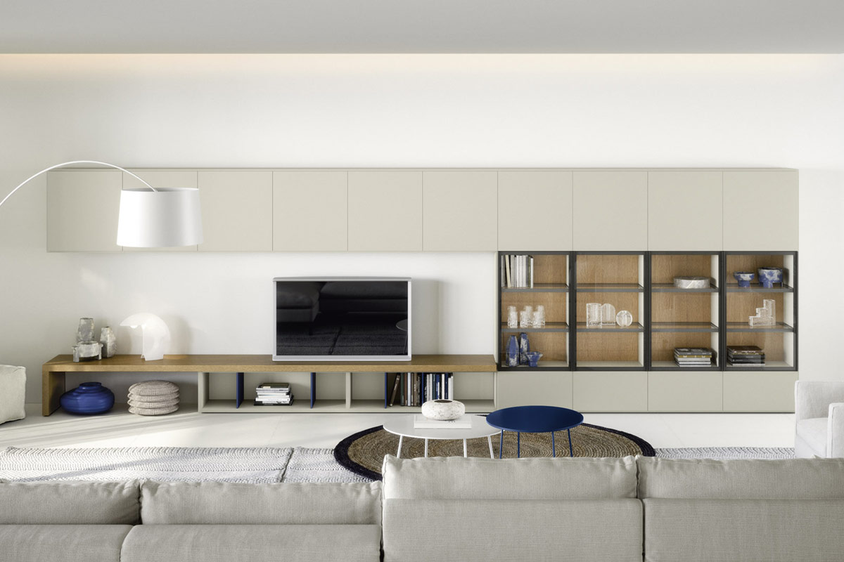 Soggiorno moderno componibile Top Lops Wall 30 3 1