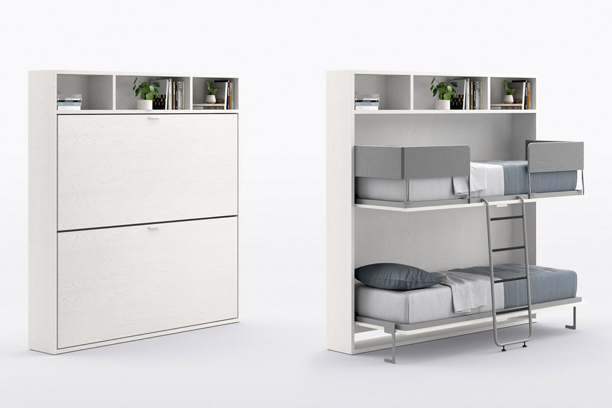 Soluzione salvaspazio trasformabile Easy Lops Home Spaces progetto 4 4