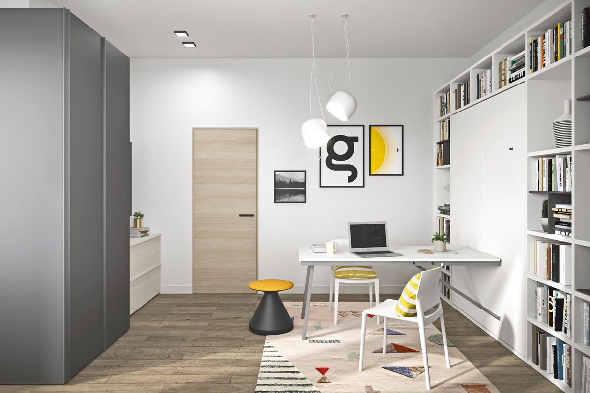 Soluzione salvaspazio trasformabile&nbsp;Easy Lops&nbsp;Home Spaces progetto 7 1