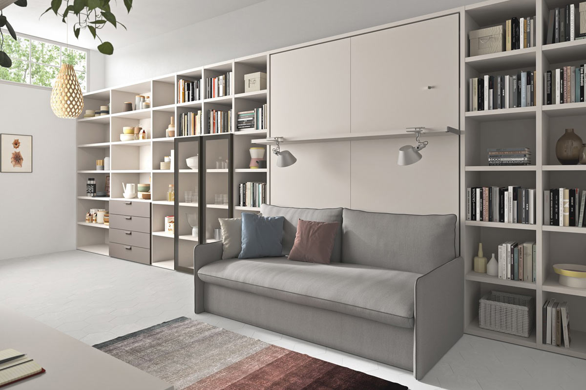 Soluzione salvaspazio trasformabile Easy Lops Home Spaces progetto 8 1