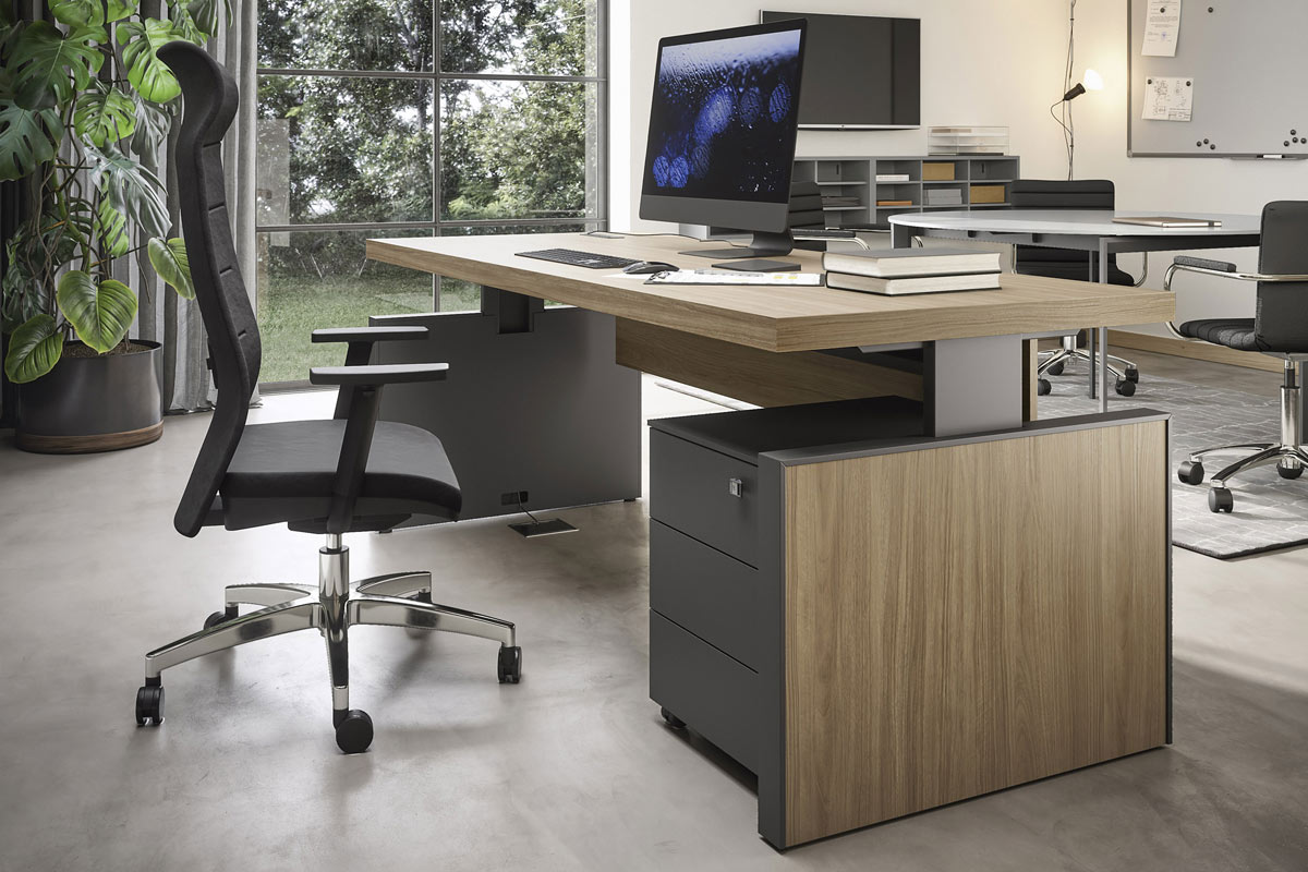 Scrivania da ufficio moderna Easy Lops Proposta 1 2