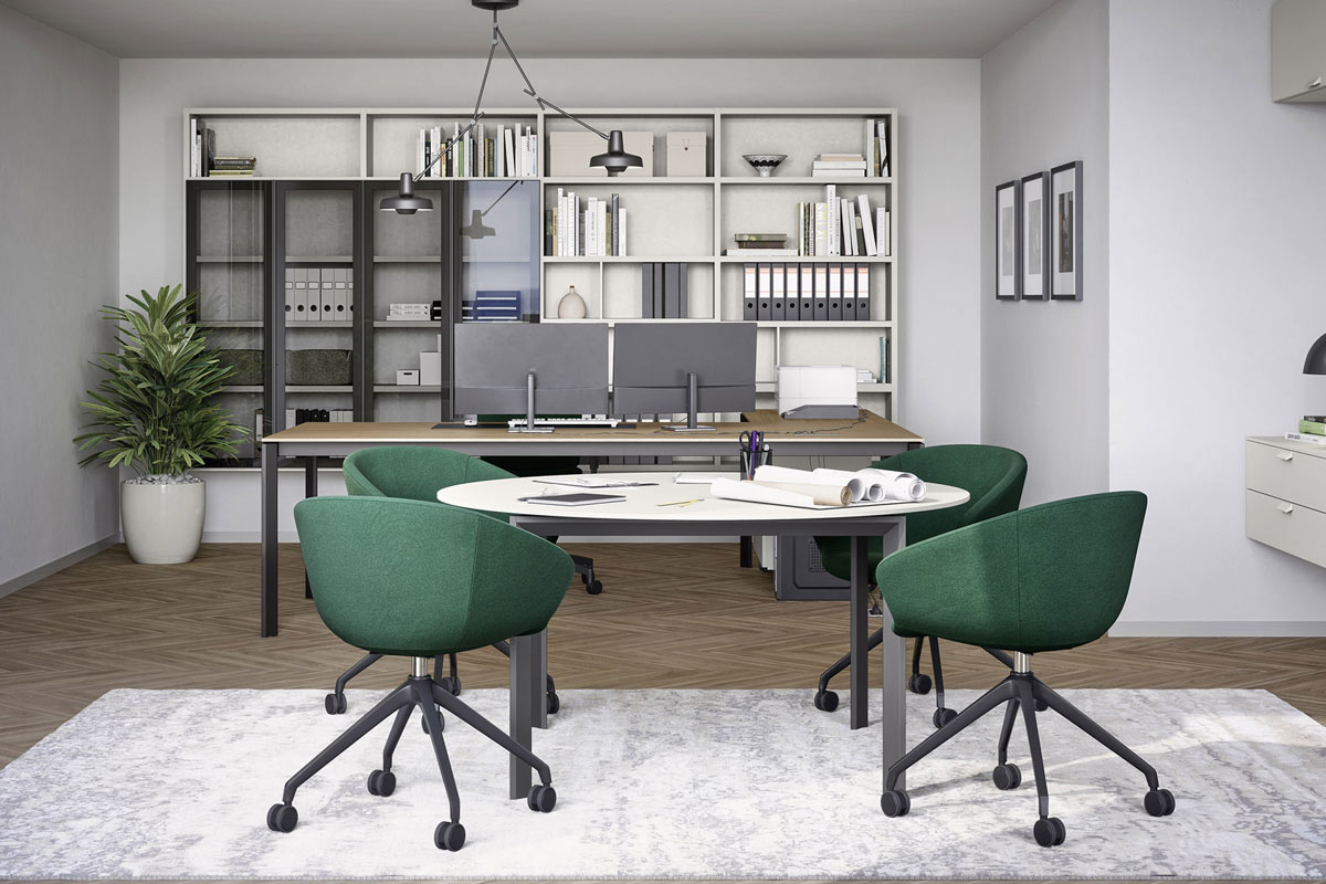 Scrivania da ufficio moderna&nbsp;Easy Lops&nbsp;Proposta 2 1