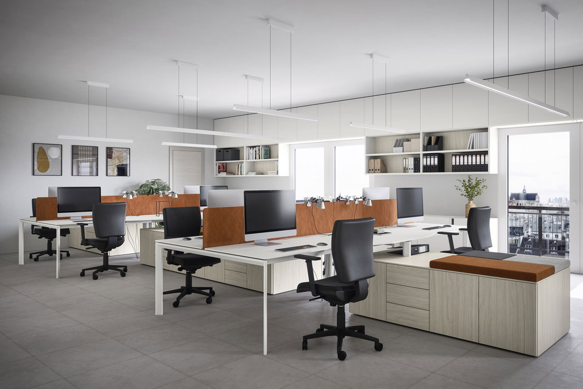 Scrivania da ufficio moderna&nbsp;Easy Lops&nbsp;Proposta 5 5