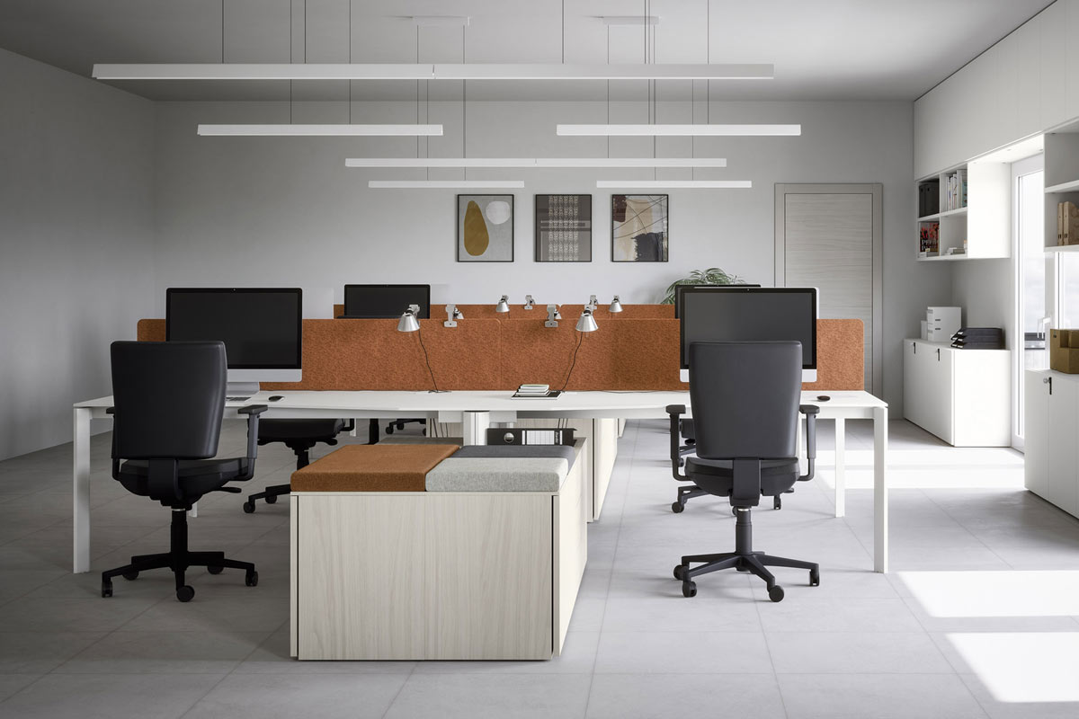 Scrivania da ufficio moderna&nbsp;Easy Lops&nbsp;Proposta 5 6