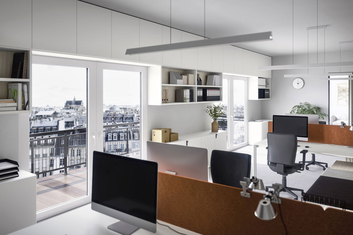 Scrivania da ufficio moderna&nbsp;Easy Lops&nbsp;Proposta 5 7