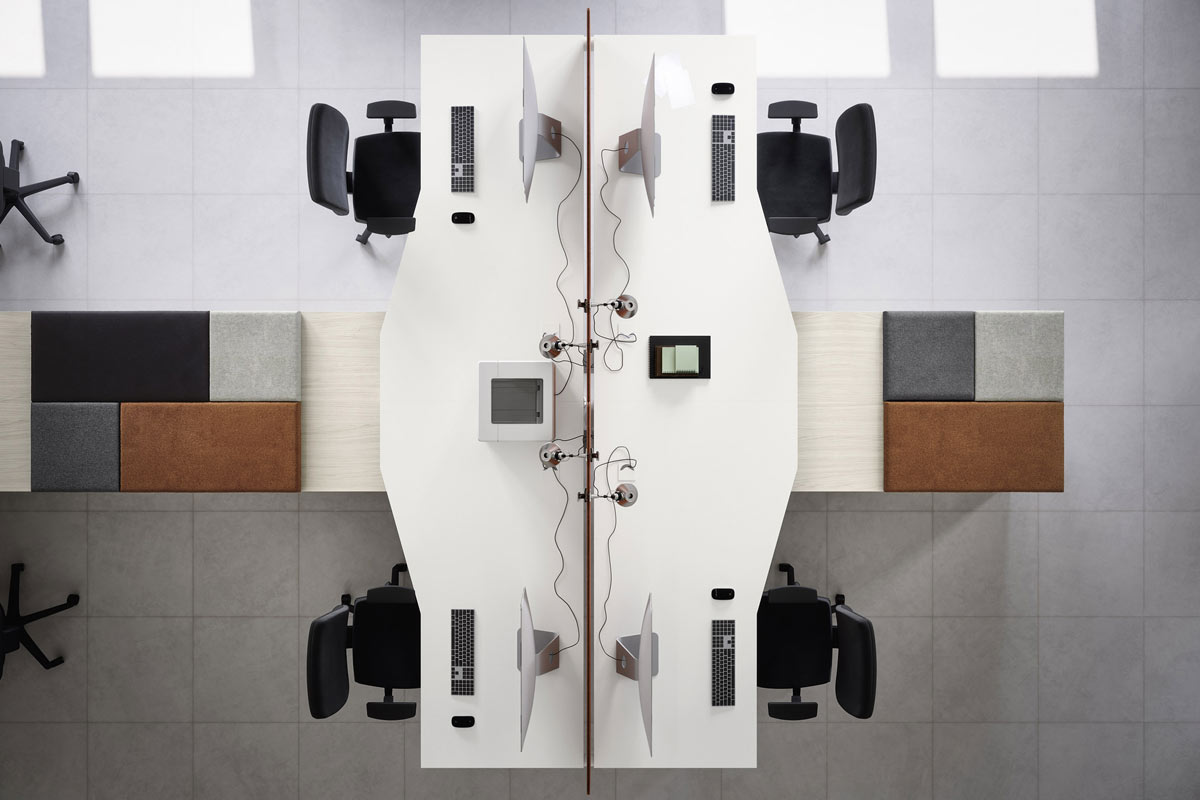 Scrivania da ufficio moderna&nbsp;Easy Lops&nbsp;Proposta 5 8