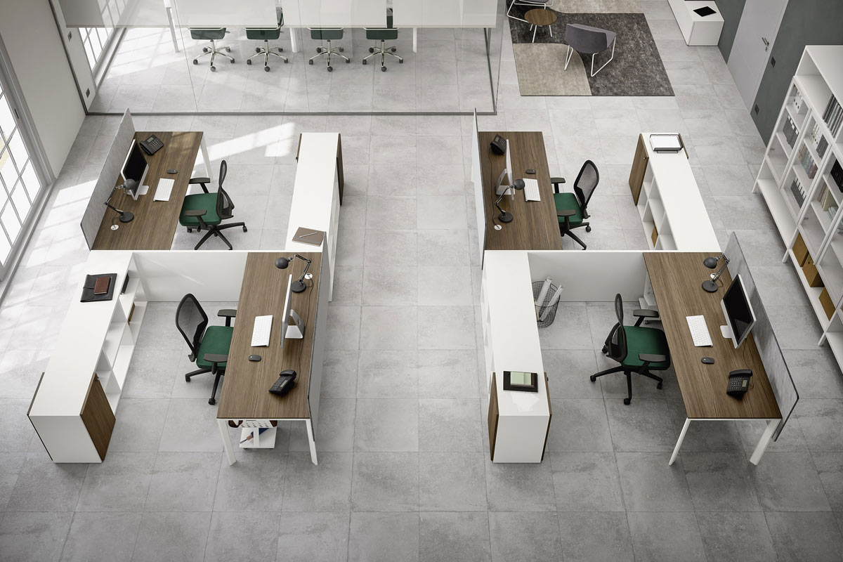 Scrivania da ufficio moderna Easy Lops Proposta 9 6