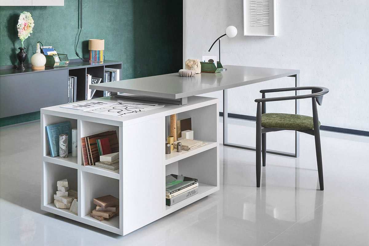 Scrivania da ufficio moderna Top Lops Isola 1