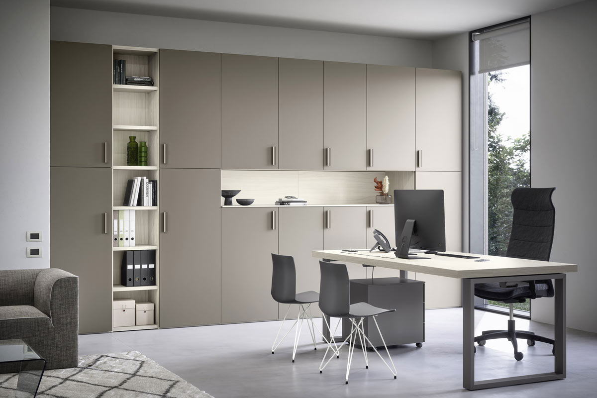 Sistema da ufficio componibile Easy Lops Space Office progetto 2 1