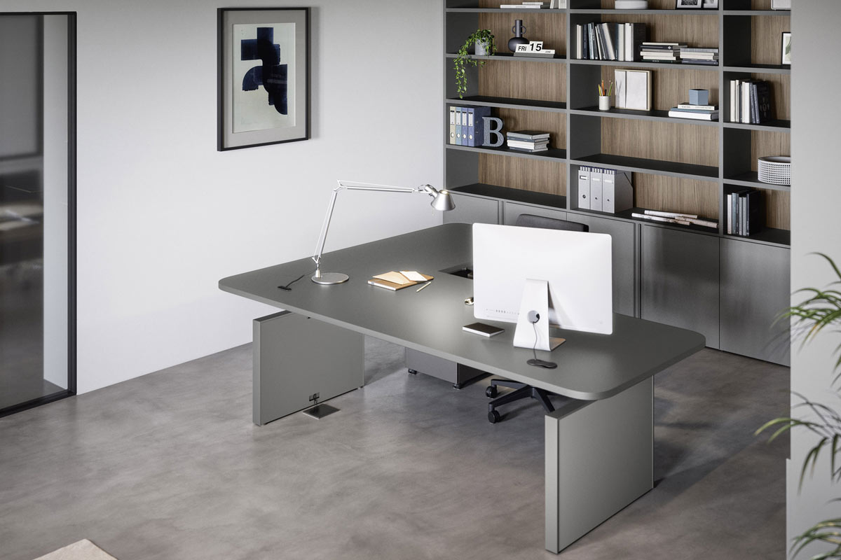 Sistema da ufficio componibile Easy Lops Space Office progetto 3 2