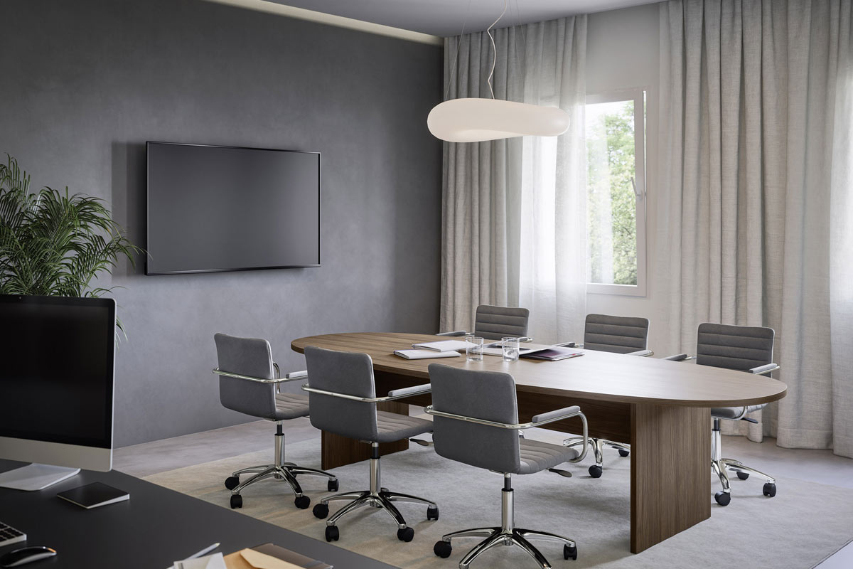 Sistema da ufficio componibile Easy Lops Space Office progetto 3 3