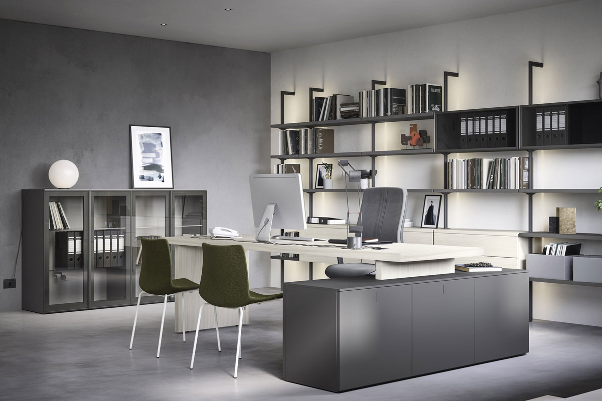 Sistema da ufficio componibile&nbsp;Easy Lops&nbsp;Space Office progetto 5 1