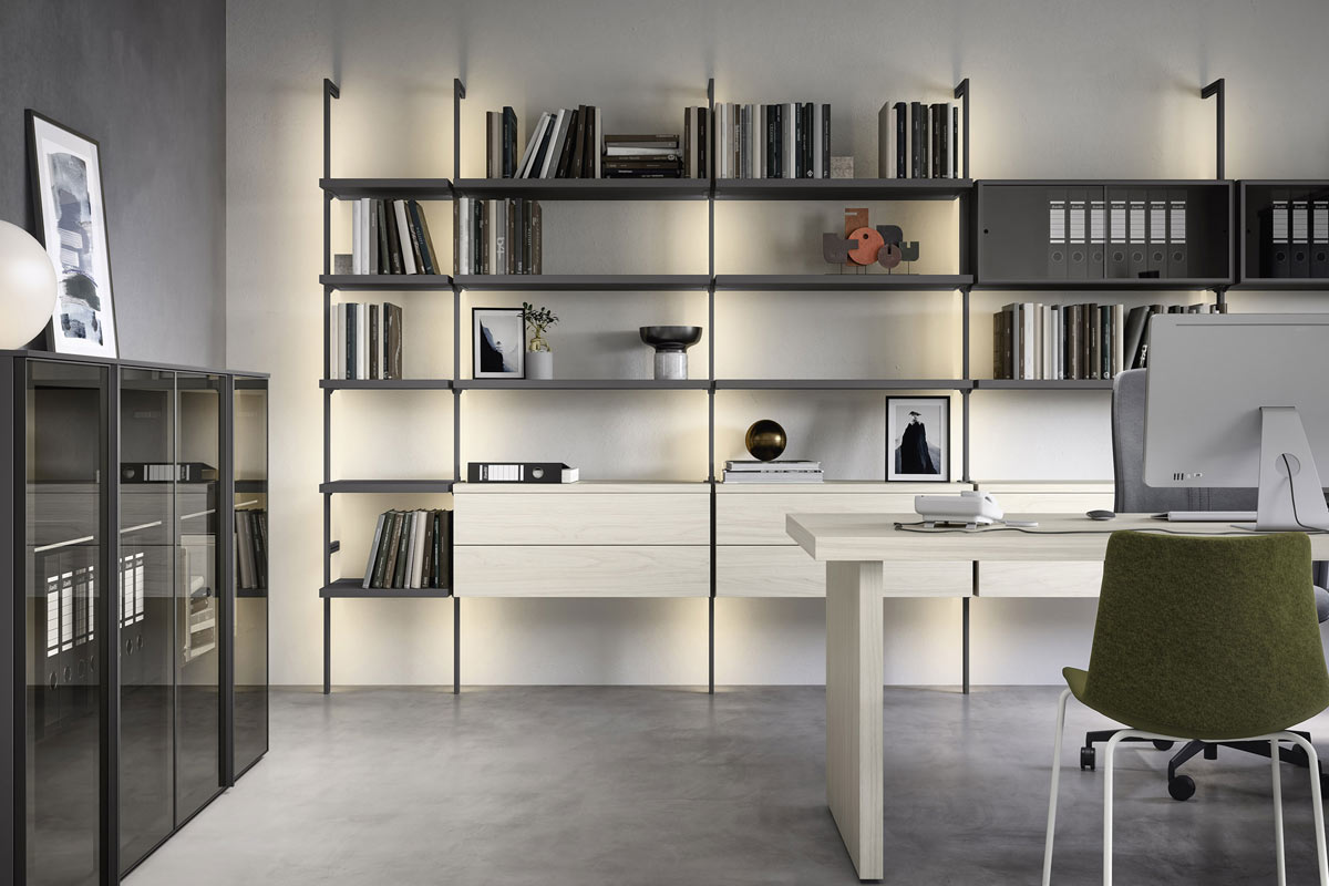 Sistema da ufficio componibile&nbsp;Easy Lops&nbsp;Space Office progetto 5 3
