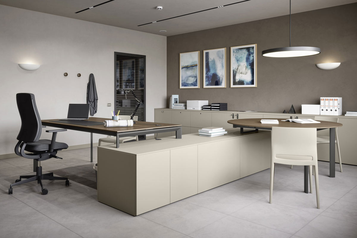 Sistema da ufficio componibile&nbsp;Easy Lops&nbsp;Space Office progetto 7 2